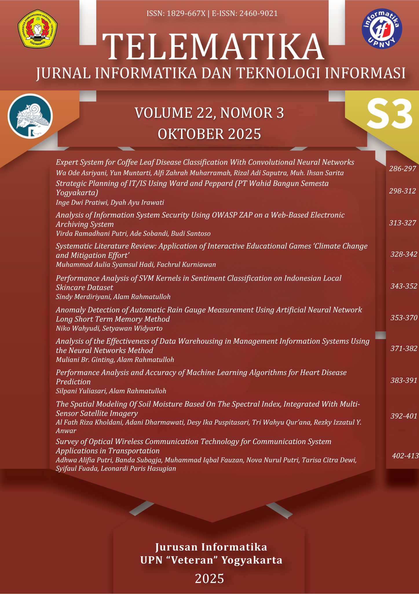 					View Vol. 22 No. 3 (2025): Edisi Oktober 2025
				