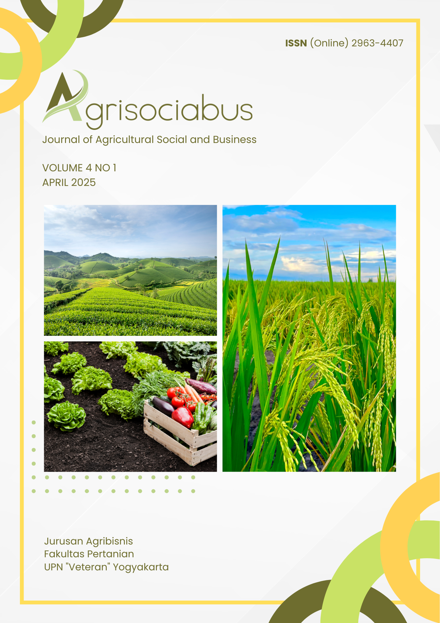 					View Vol. 4 No. 1 (2025): Agrisociabus 
				